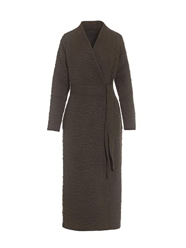 ESSENZA Morgenmantel rosa Uni Darkest Brown,XS, 100% Bio-Baumwolle, Uni im Sale